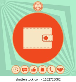 Wallet icon symbol