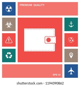 Wallet icon symbol