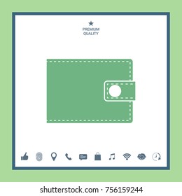 Wallet icon symbol