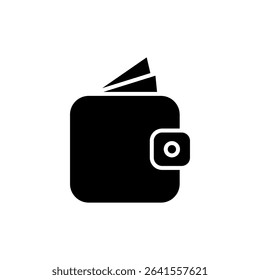 Wallet icon symbol for apps and websites. wallet sign and symbol