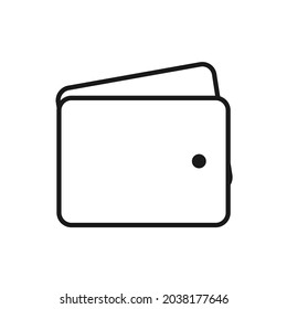 wallet icon or symbol design
