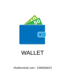 Wallet icon. Wallet symbol design. Stock - Vector illustration can be used for web