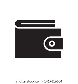 wallet icon symbol sign, vector, eps 10
