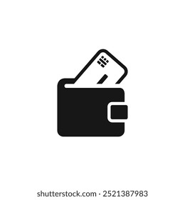 Ilustración vectorial de símbolo de icono de billetera