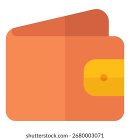Símbolo de icono de billetera. Ilustración vectorial.