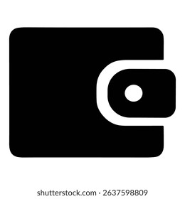 Wallet icon symbolizing money, finance, and personal budgeting