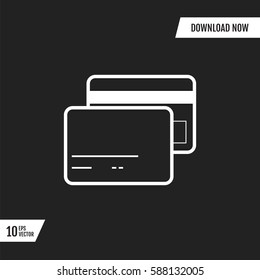 wallet icon trending style lines
