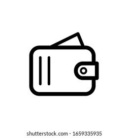 Wallet Icon In Trendy  Design Vector Eps 10