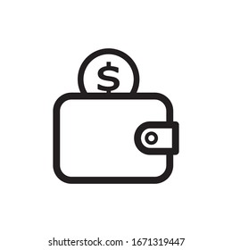 Wallet Icon In Trendy  Design Vector Eps 10 - Shutterstock ID 1671319447