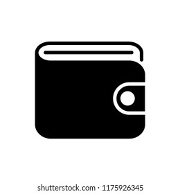 Wallet Icon in trendy flat style isolated on white background. Wallet symbol for your web site design, logo, app, UI. Vector illustration.