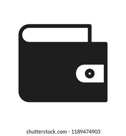 Wallet Icon in trendy flat style isolated on white background. Wallet symbol for your web site design, logo, app, UI. Vector illustration