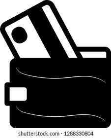 Wallet Icon in trendy flat style isolated on grey background. Wallet symbol for your web site design, logo, app, UI. Vector illustration, EPS10.