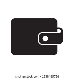 Wallet icon in trendy flat style design. Vector graphic illustration. Wallet symbol for website design, logo, app, and ui. Vector file. Pixel perfect. EPS 10.