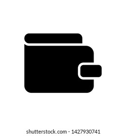 Wallet Icon in trendy flat style isolated on white background