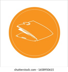 Wallet Icon in trendy flat style isolated on grey background. Wallet symbol for your web site design, logo, app, UI. Vector illustration, EPS10.