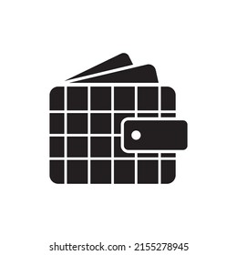 Wallet Icon in trendy flat style isolated on white background. Wallet symbol for your web site design, logo, app, UI. Vector illustration.