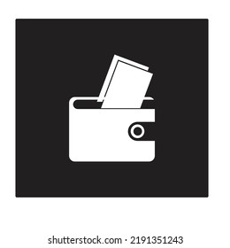 Wallet Icon in trendy flat style isolated on background. Wallet symbol for your web site design, logo, app, UI. Vector illustration, EPS10.