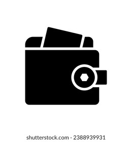 Wallet Icon in trendy flat style isolated on white background. Wallet symbol for your web site design, logo, app