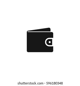 Wallet Icon in trendy flat style isolated on white background. Wallet symbol for your web site design, logo, app, Vector illustration, EPS10.