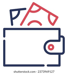 Wallet Icon for uiux, web, app, infographic, etc