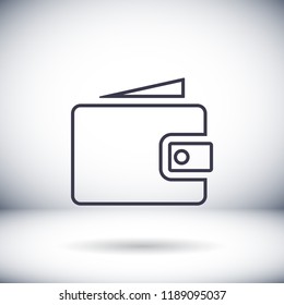 Wallet Icon vector 10eps