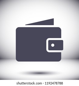 Wallet Icon vector 10eps