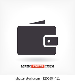 Wallet Icon vector 10eps