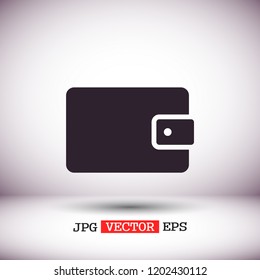 Wallet Icon vector 10eps