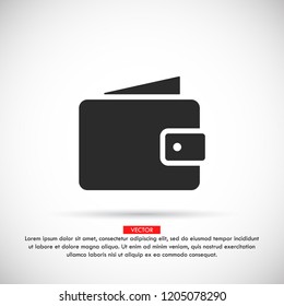 Wallet Icon vector 10eps
