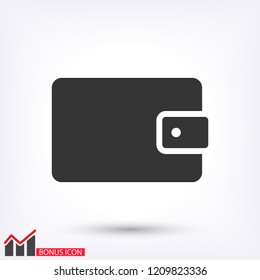 Wallet Icon vector 10eps