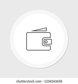 Wallet Icon vector 10eps