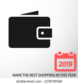 Wallet Icon vector 10eps