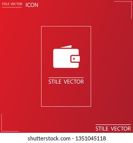 Wallet Icon vector 10eps