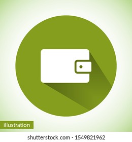 Wallet Icon vector 10eps. lorem ipsum Flat Design JPG