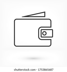 Wallet Icon vector 10eps. lorem ipsum Flat Design JPG
