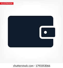 Wallet Icon vector 10eps. lorem ipsum Flat Design JPG