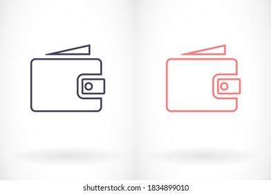 Vector de icono de cartera 10eps. lorem ipsum Flat Design JPG