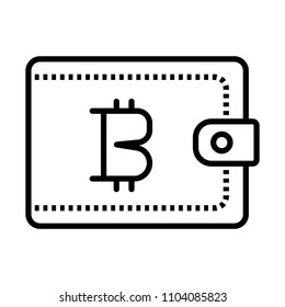 Wallet icon vector