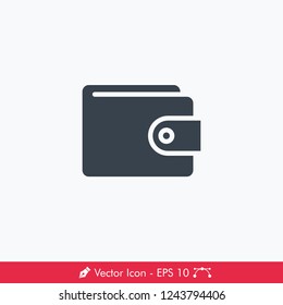 Wallet Icon / Vector