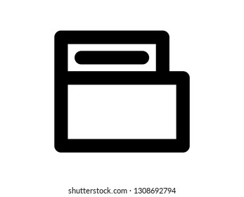 wallet Icon vector