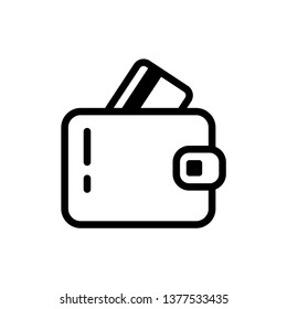 Wallet Icon Vector