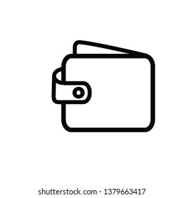 wallet icon vector