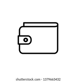 wallet icon vector