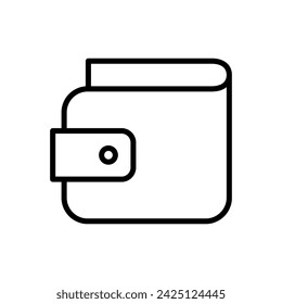 Wallet icon vector. wallet vector icon