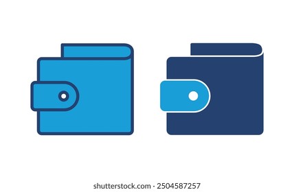 Wallet icon vector. wallet vector icon