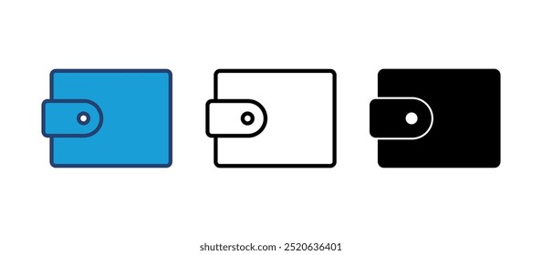 Wallet icon vector. wallet vector icon