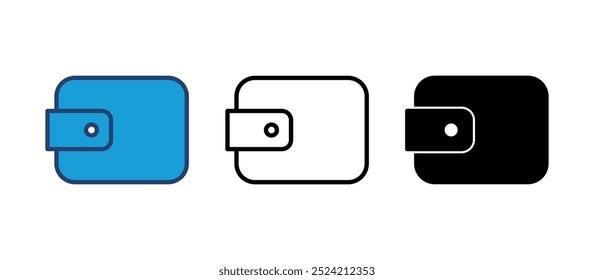 Wallet icon vector. wallet vector icon