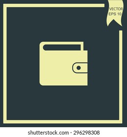 wallet icon vector