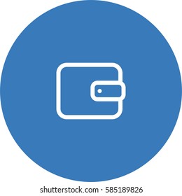 Wallet icon vector