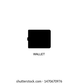 wallet icon vector black design